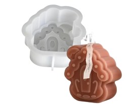 Molde silicona casita Navidad